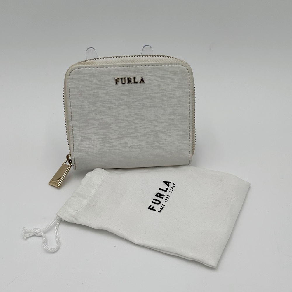 Furla Compact Zippy Wallet Rare Color Way